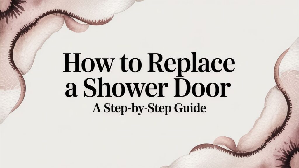 How to Replace a Shower Door A Step-by-Step Guide | AmeriglassIndustries