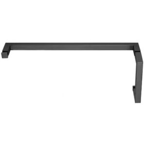 SQ Series Square Corner Pull Handle/ Towel Bar Combination Set