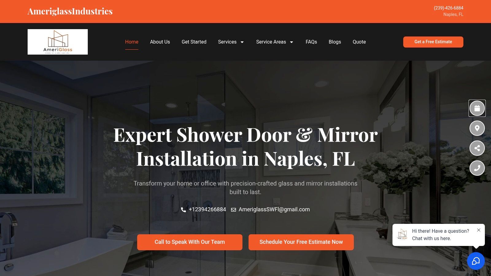 Screenshot from https://ameriglassindustries.com