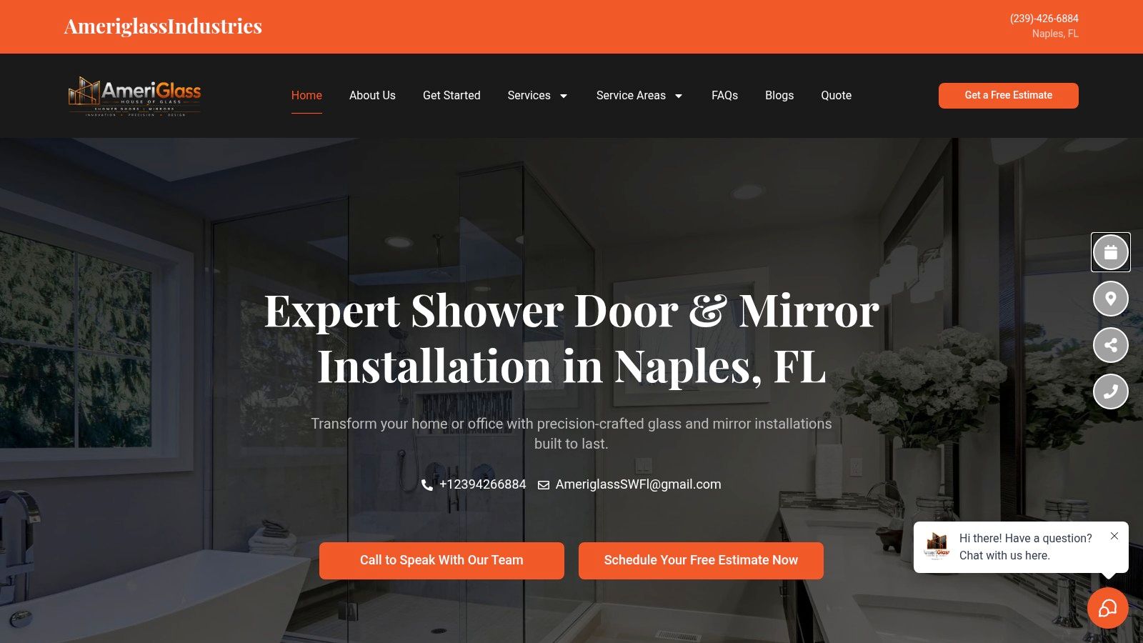 Screenshot from https://ameriglassindustries.com