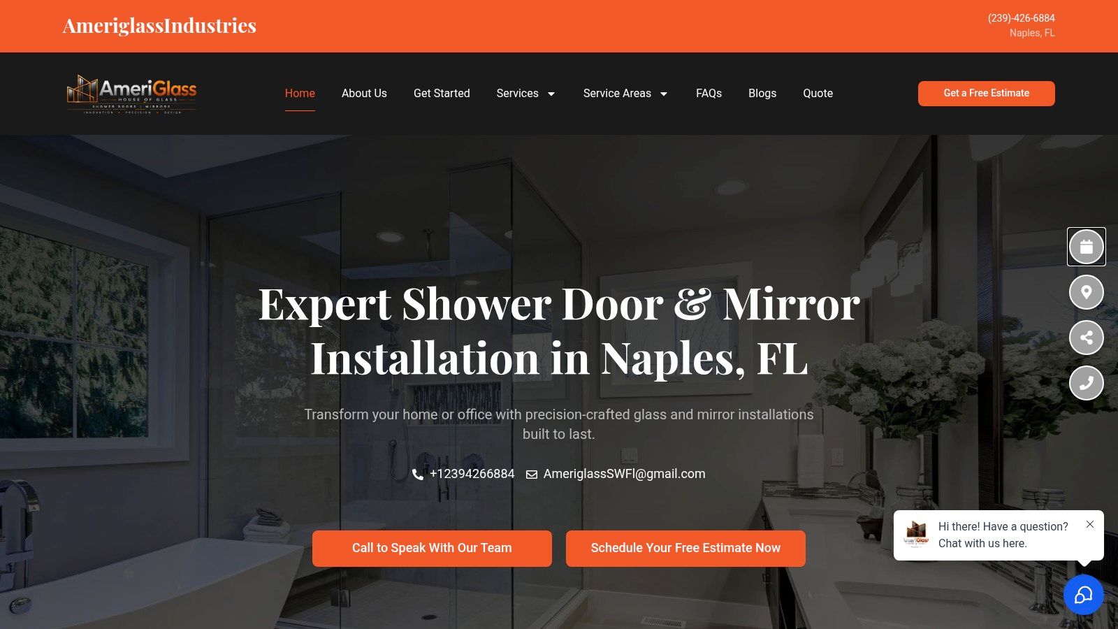 Screenshot from https://ameriglassindustries.com