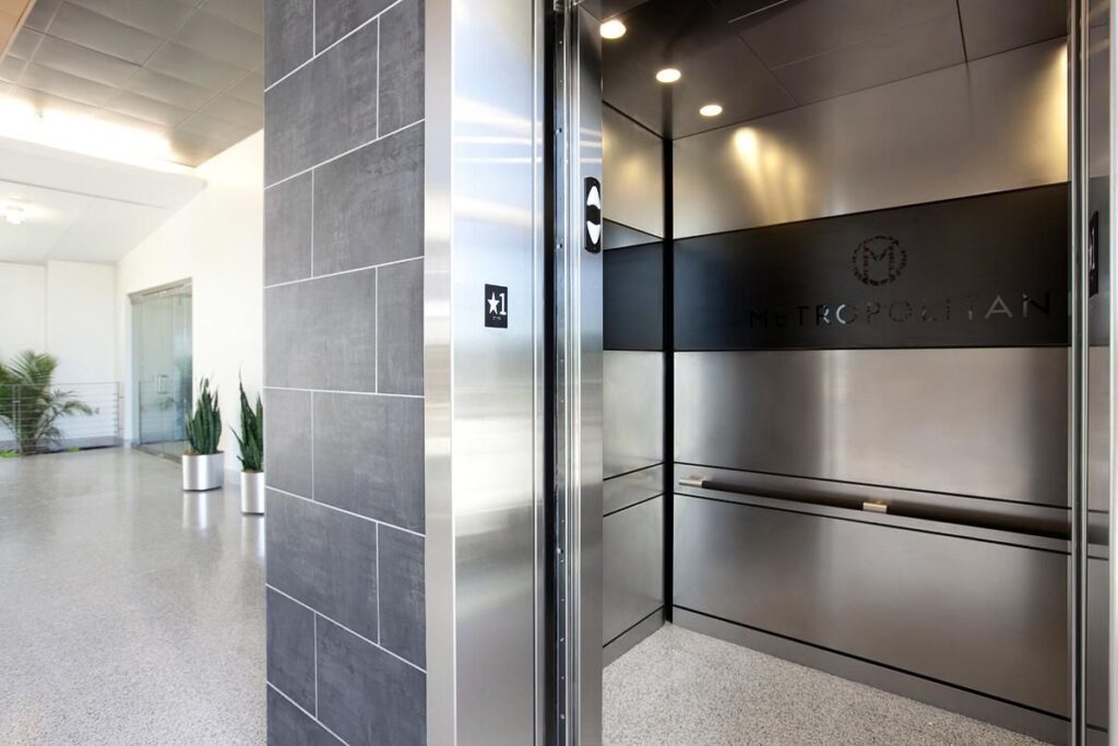 antioque mirror in Elevator Cab Interiors