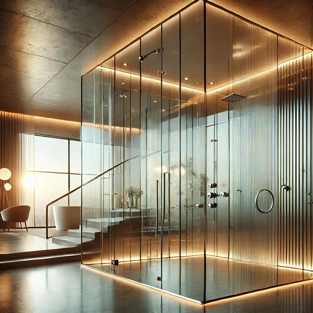 Glass railing and partition installation by AmeriGlass Industries in Southwest Florida