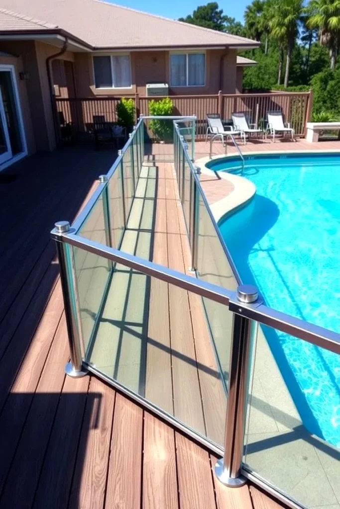 Custom frameless glass balcony and pool railings, Southwest Florida